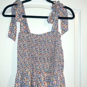 Cece smocked maxi dress